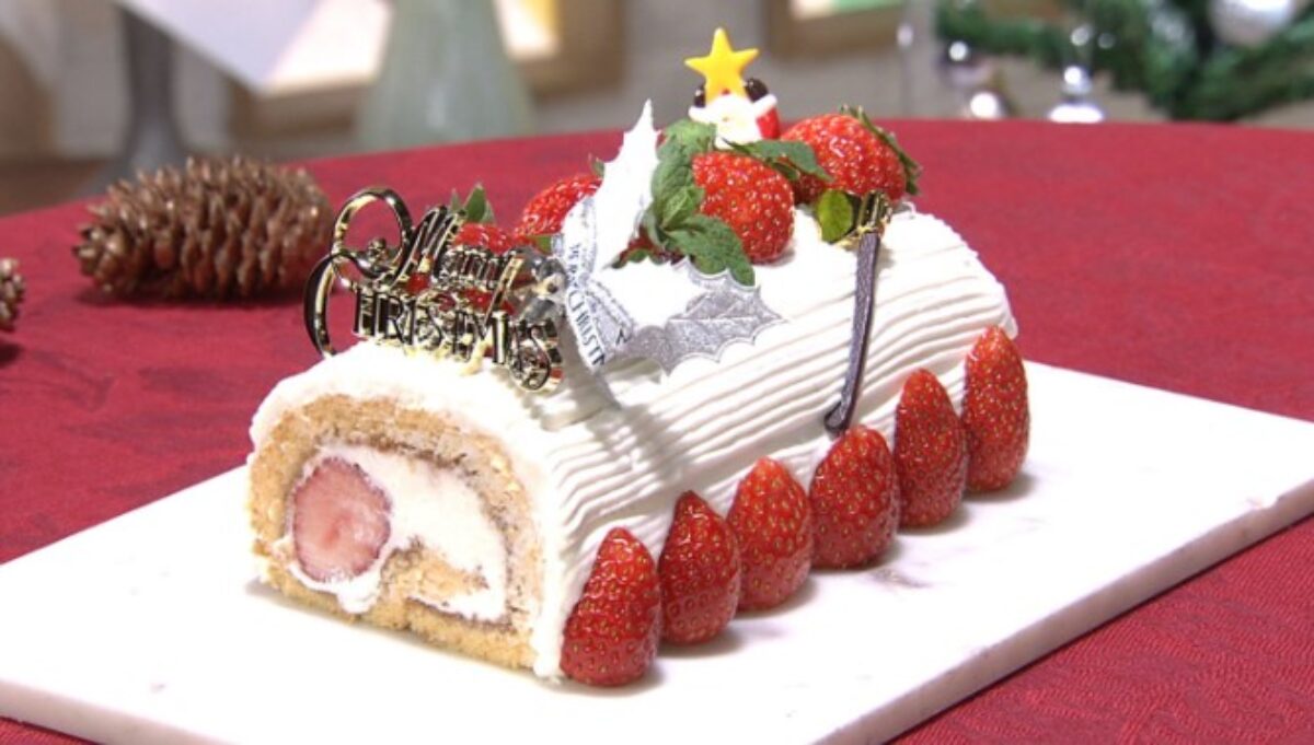 いちごのブッシュ・ド・ノエルパンとお菓子のおいしい暮らし