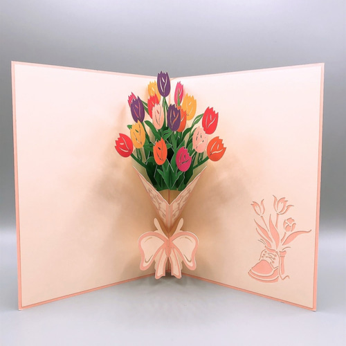 母の日にぴったり 飛び出すカード ポップアップ の作り方