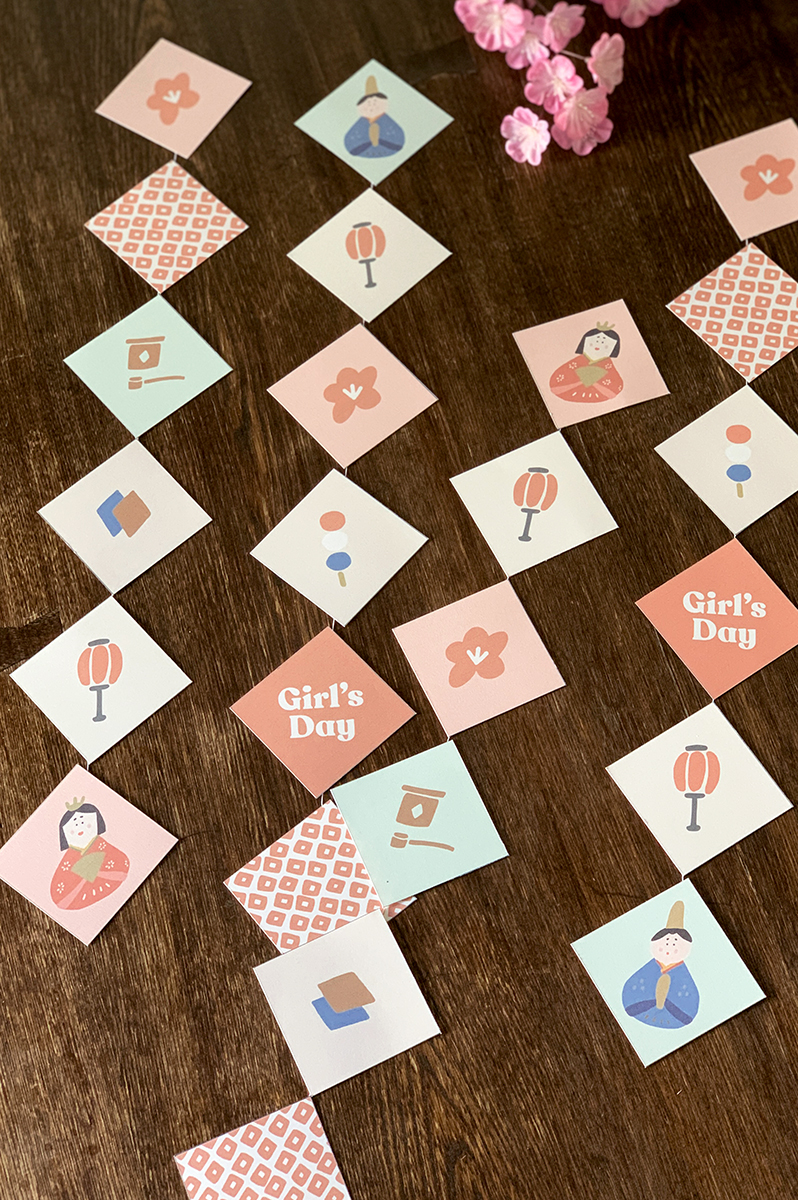 壁面飾り ひな祭り 大人向け E \ひなまつり製作切って貼るだけで 簡単におひなさまの壁面ができる！ ☆イラストの詳細☆🍄のホームのリンク 型紙配布 をタップして、 ひなまつりのイラストをみてみてね