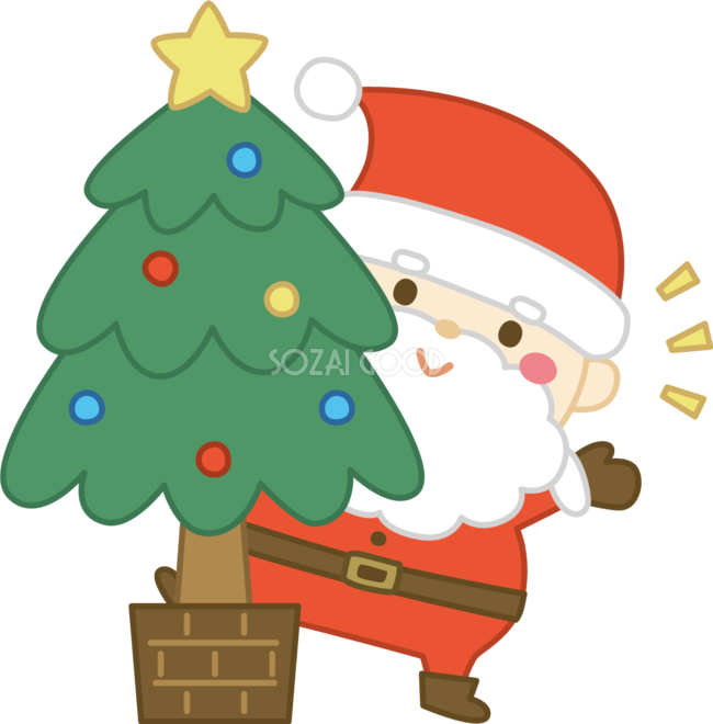 クリスマスツリーイラスト無料イラストの知りたい