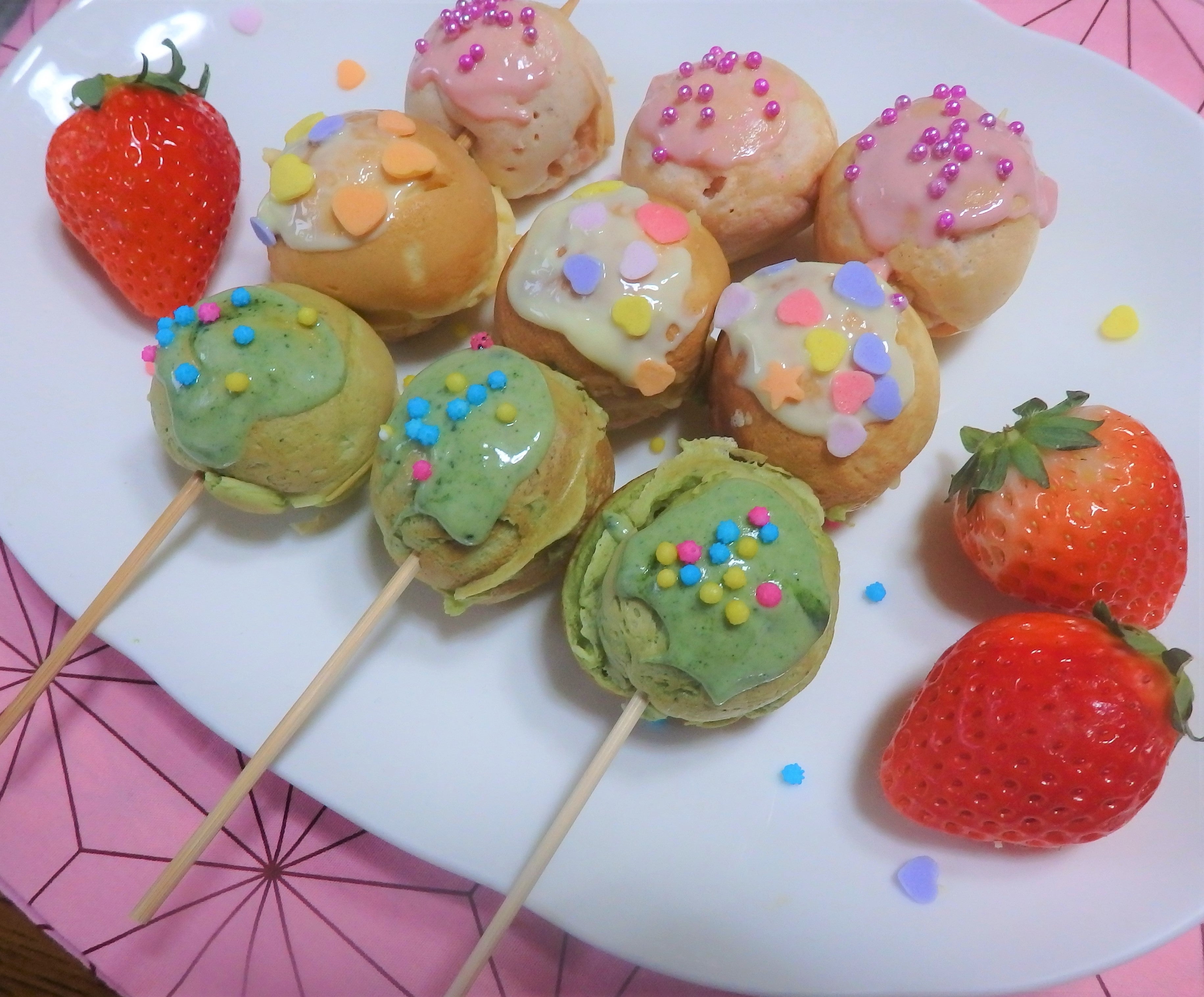 ひな祭りにおすすめ♪ 3色の生どらやき