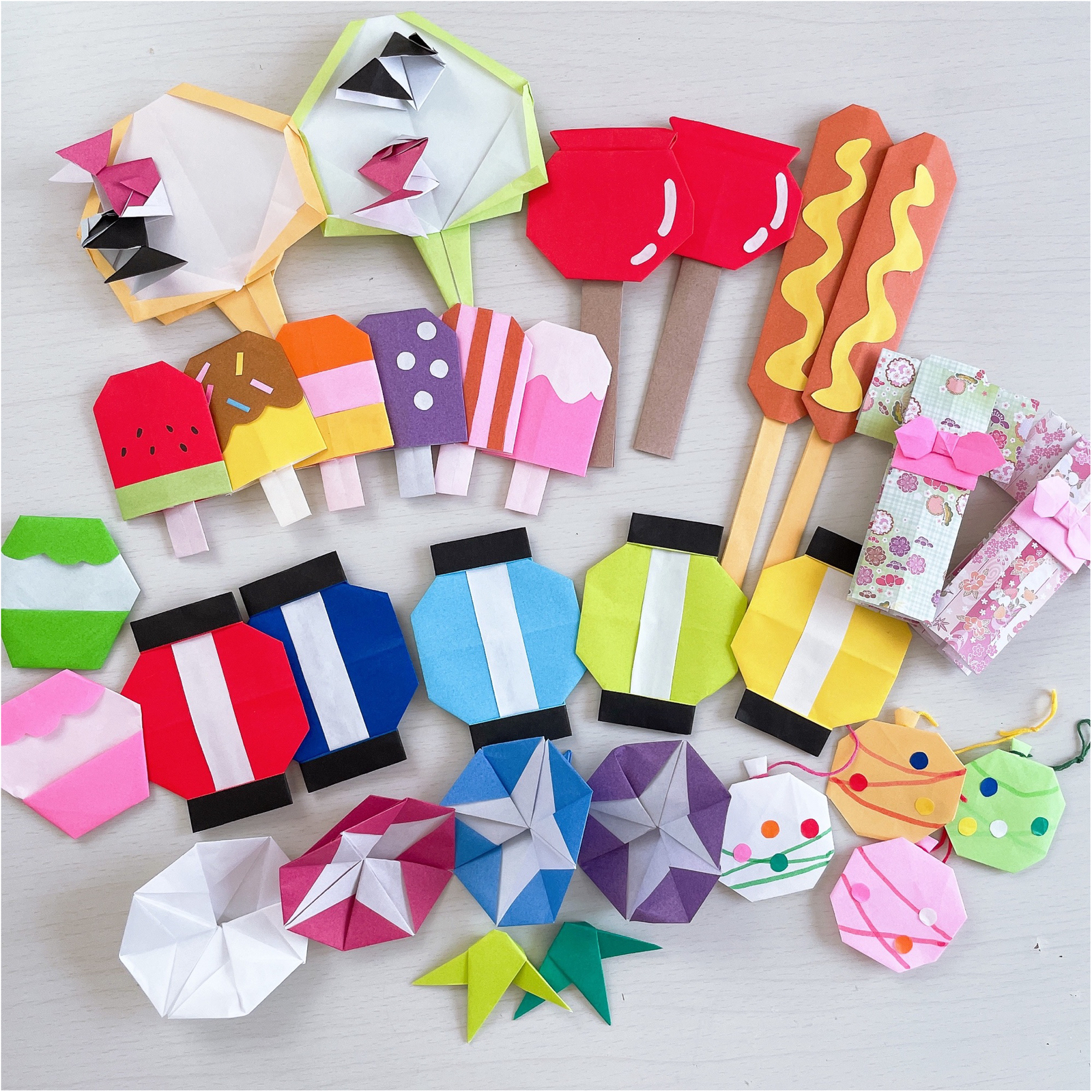 簡単かわいい！折り紙で作るりんご飴