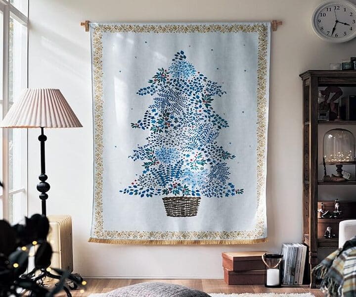 クリスマス 高さ５０cm シンプルなクリスマスツリー レッドモニュメント 壁飾り 壁掛け4U