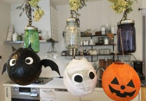 張り子で作る『かぼちゃのお菓子入れ』②作り方・風船・ハロウィン・キャンディ入れ❤︎DIY tutorial Halloween Candybox handmade pumpkin❤︎ 585 - YouTube