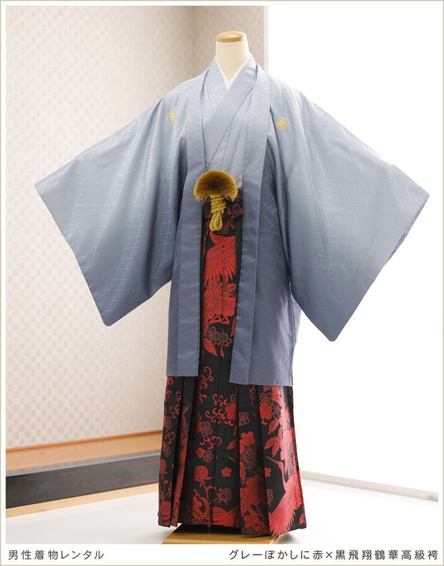 キッズ袴 本格 袴風 和装 2点セット 上下セット 卒園式 お正月 年賀状 マタニティウェア・授乳服のスウィートマミー 公式