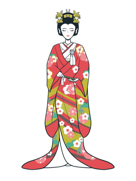 フリーイラスト白無垢と色打掛の花嫁衣裳のセットでアハ体験GAHAG著作権フリー写真・イラスト素材集 - GAHAG著作権フリー 写真・イラスト素材集