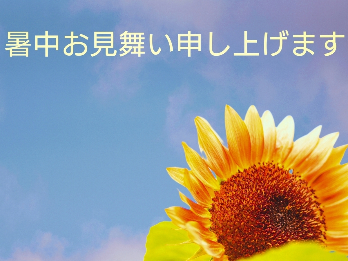 2020年の暑中見舞いの時期はいつからいつまで？遅れて出すときの対処法や残暑見舞いとの違いについても解説記念日のしおり