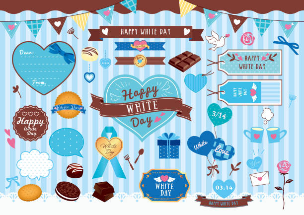ホワイトデー イラストセットイラスト