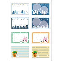 お正月のイラストのメッセージカード の Stock イラストAdobe Stock