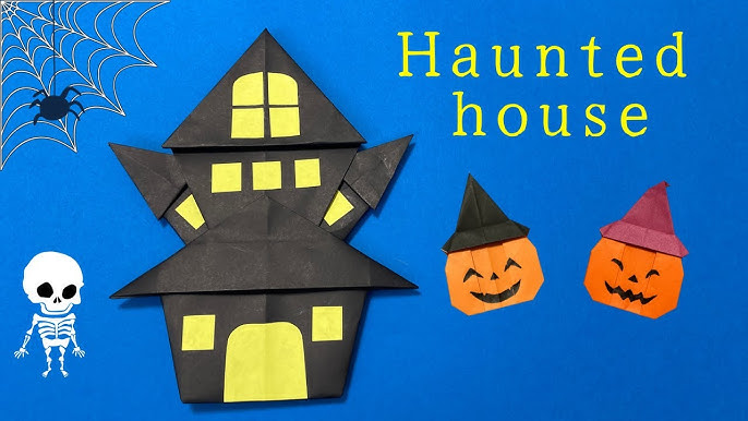 Giant cardboard craftI tried making a haunted house!Mymen Channelcollaboration- YouTube