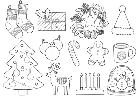 クリスマス塗り絵！無料で遊べるぬりえサイト集子供の絵画・お絵かき・ぬりえAll About