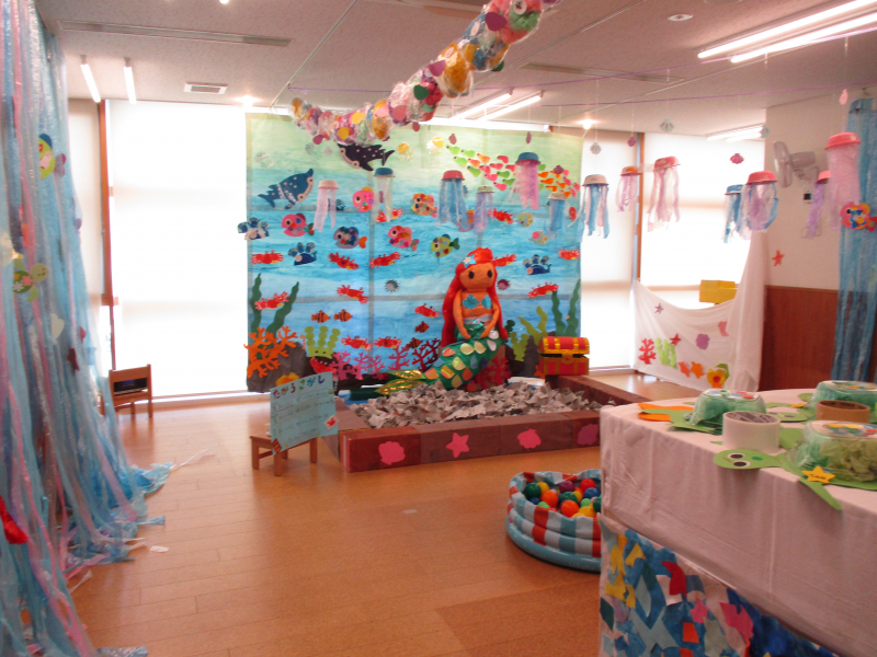 施設で夏祭り飾り 手作りTikTok