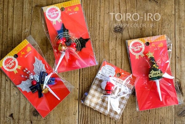 セリア、種類が豊富なクリスマスのランチピック＆パーティーグッズ。私もディズニーが好き❣️