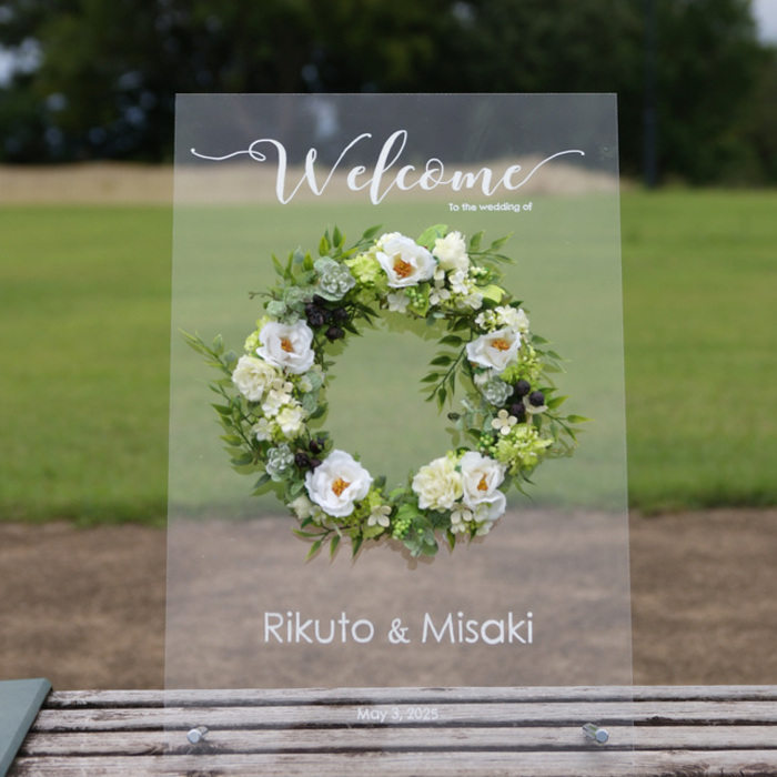 簡単☆手作りウェルカムボード☆木製ウェルカムボードのアレンジ – Atelier House JaM