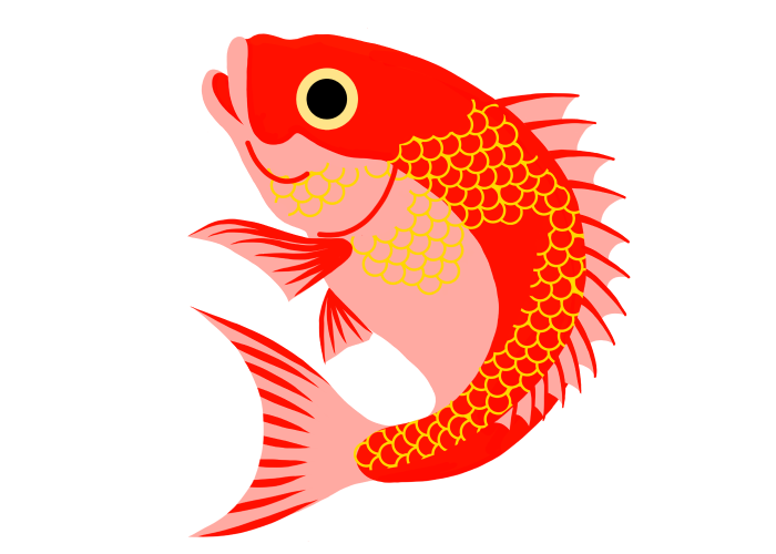 お正月らしい華やかな横型素材、かわいい梅の花と松の木と鏡餅のおめでたいイラストデフレーム 飾り枠 Decome