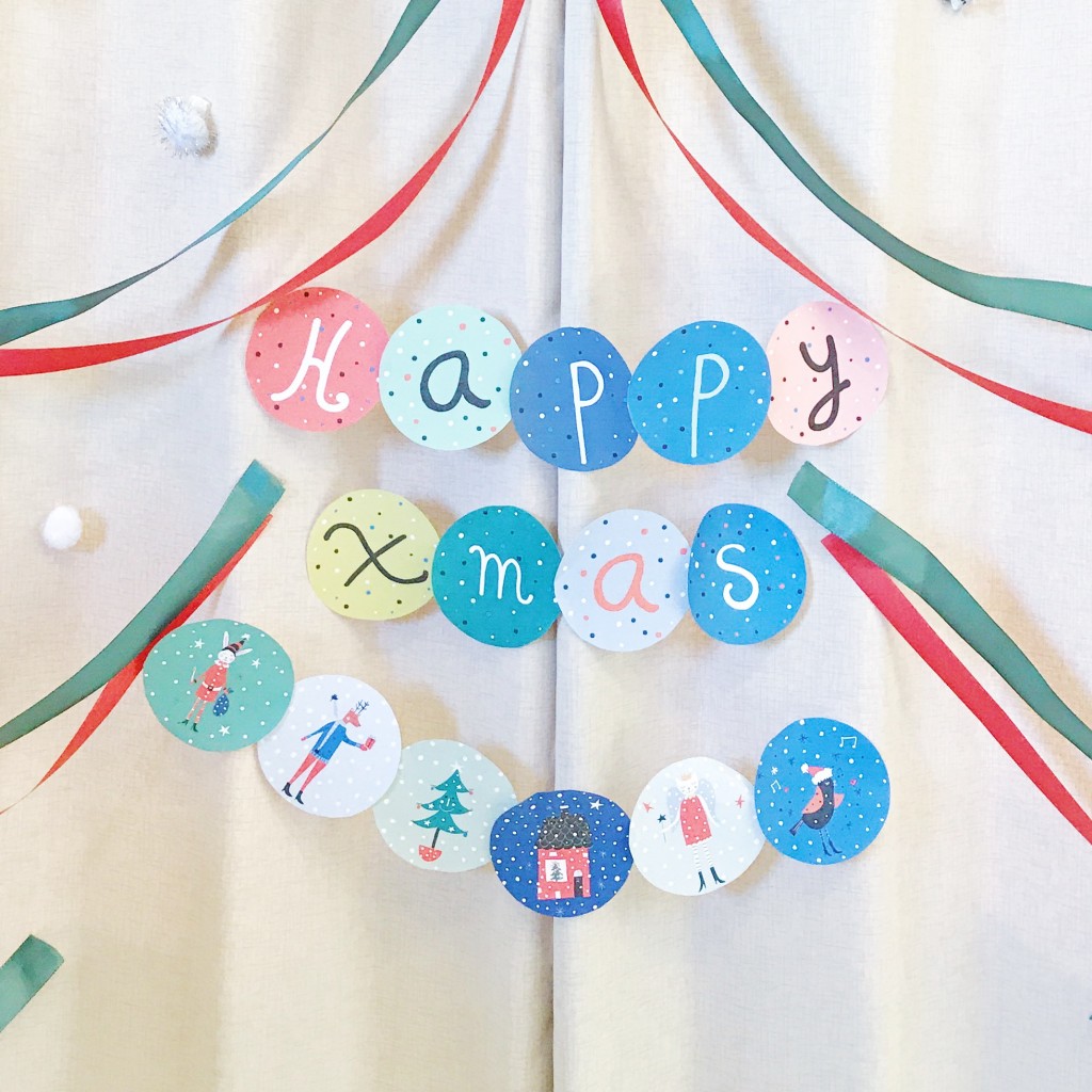 再販 ＊ガーランド☆クリスマス北欧風Ver.＊iichi 日々の暮らしを心地よくするハンドメイドやアンティークのマーケットプレイス