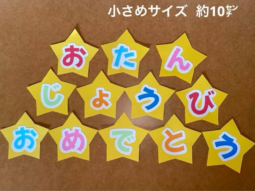 壁面飾り HAPPY BIRTHDAY 紺色文字 画用紙 保育教材 誕生日 切り絵 壁面飾りゆんゆん 通販 18792763Creema クリーマ