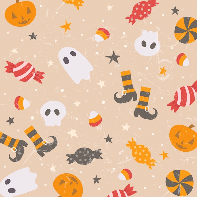 かわいいハロウィンかぼちゃ 秋の無料イラスト32989素材Good