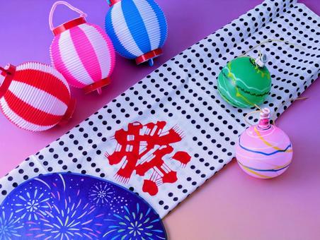 まとめ 夏祭りのフリーイラスト素材イラストイメージ