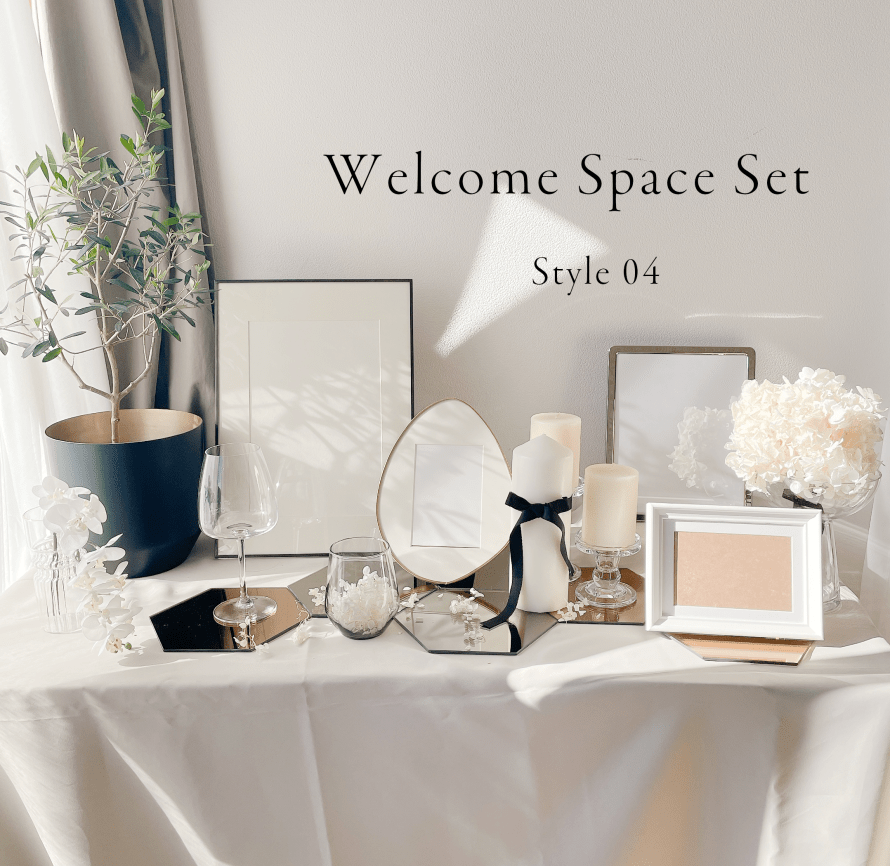 3泊4日レンタル フォト＆ミラーコーディネートセット レンタルウェルカムグッズ結婚式 ウェルカムスペース レンタル–結婚式準備サイトCORDY コーディ