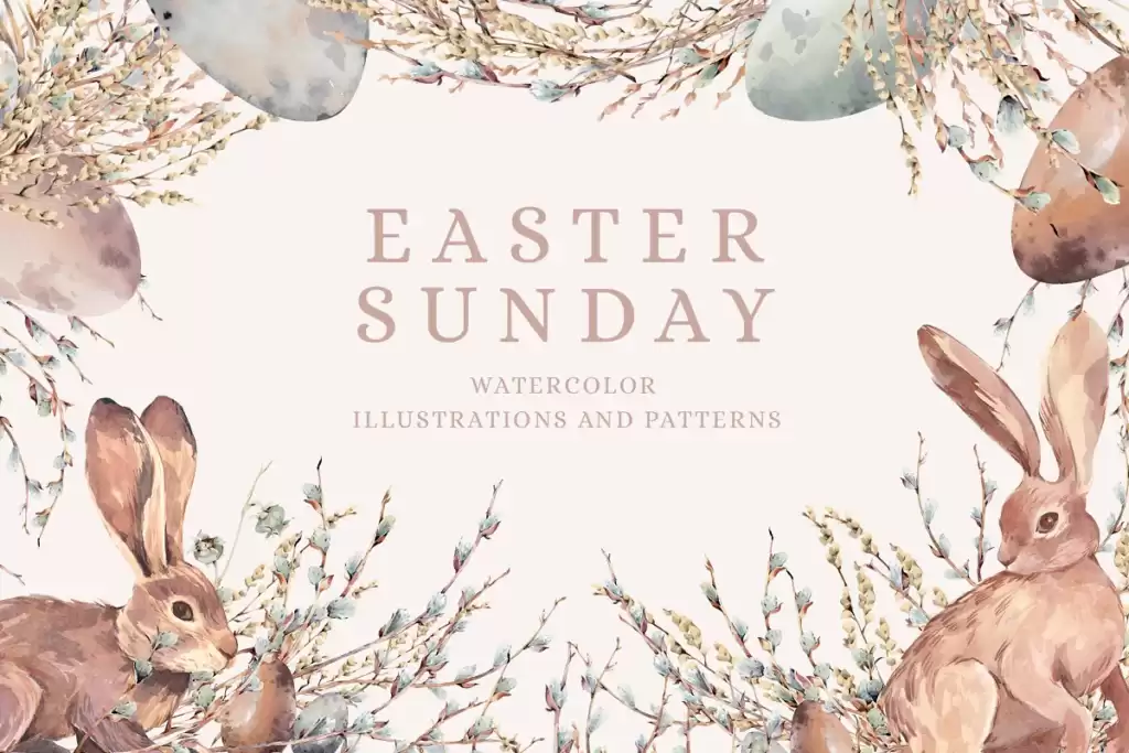 イースターイラストのかわいい手書き無料フリー素材まとめ - ONWAイラスト