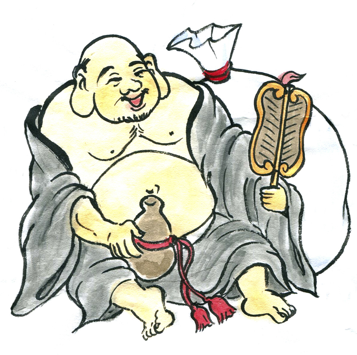 布袋様 置物 布袋さん 七福神 ご利益 金運 縁起 布袋様の置物 布袋像 ハッピーブッダ happy buddha statue 風水 開運 グッズ種類が選べる 樹脂製ミニ金布袋: 開運風水ドットコム ヤフー店 - 通販 - Yahoo!ショッピング