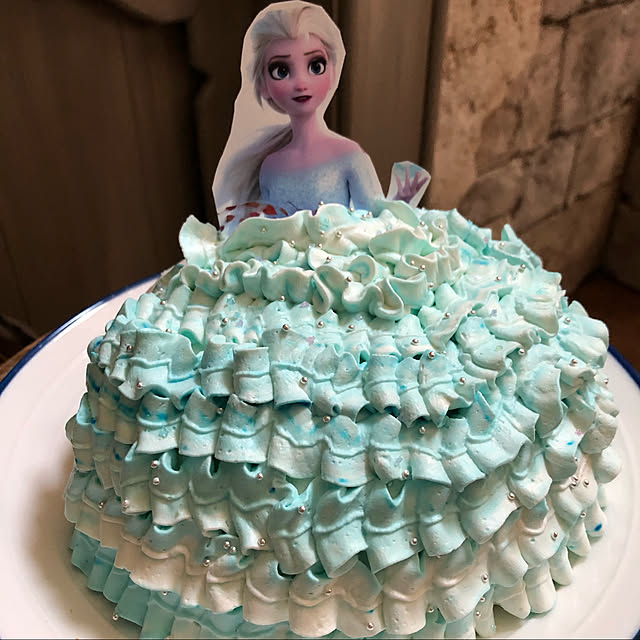 めっちゃ簡単！エルサドームケーキの作り方☆