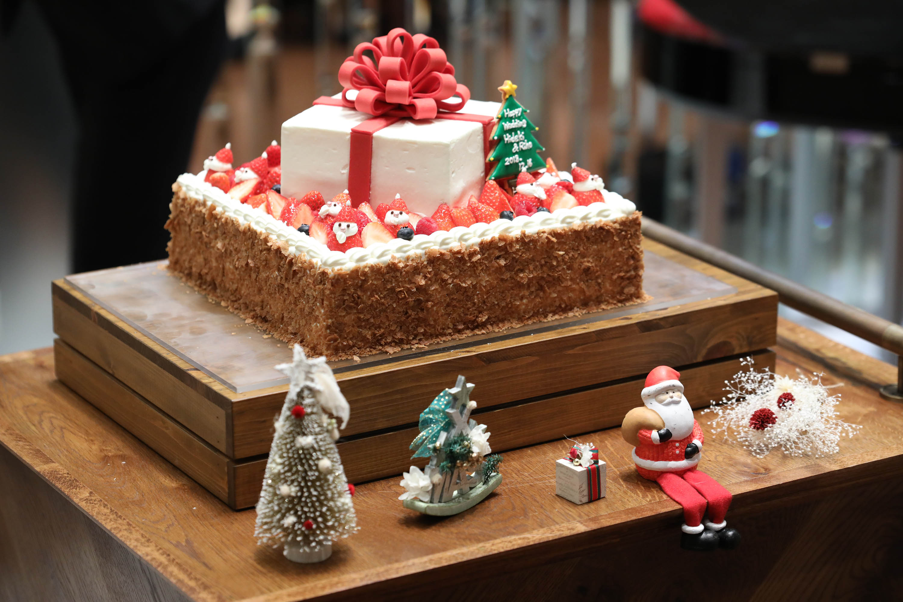 クリスマスツリーにみたてた クロカ- 結婚式準備レポ みんなのウェディング