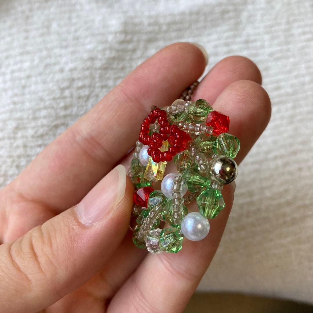 rei*さま専用 ビーズ 手作りキット クリスマスツリー キーホルダー - メルカリ