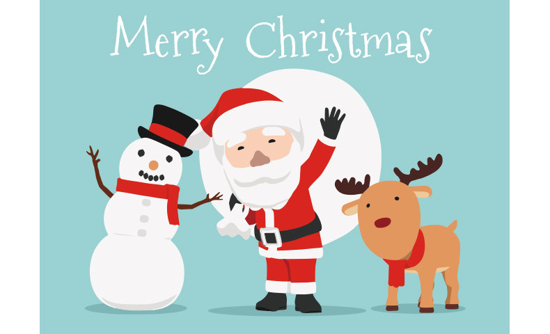 赤いリボンのクリスマスカード クリスマスフレーム枠 イラスト無料 フリー86767素材Good