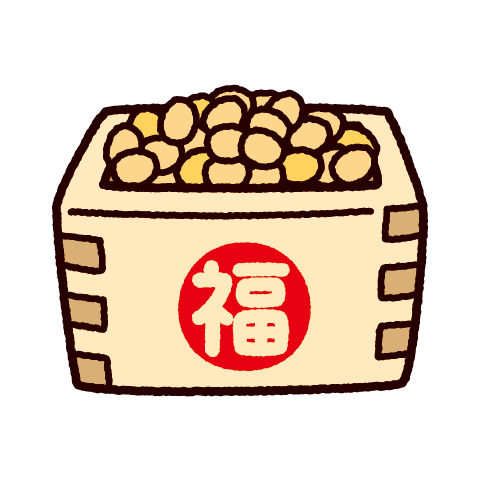 節分の豆を食べる女性高齢者 季節・行事 その他一般・装飾 の無料イラスト介護アンテナ