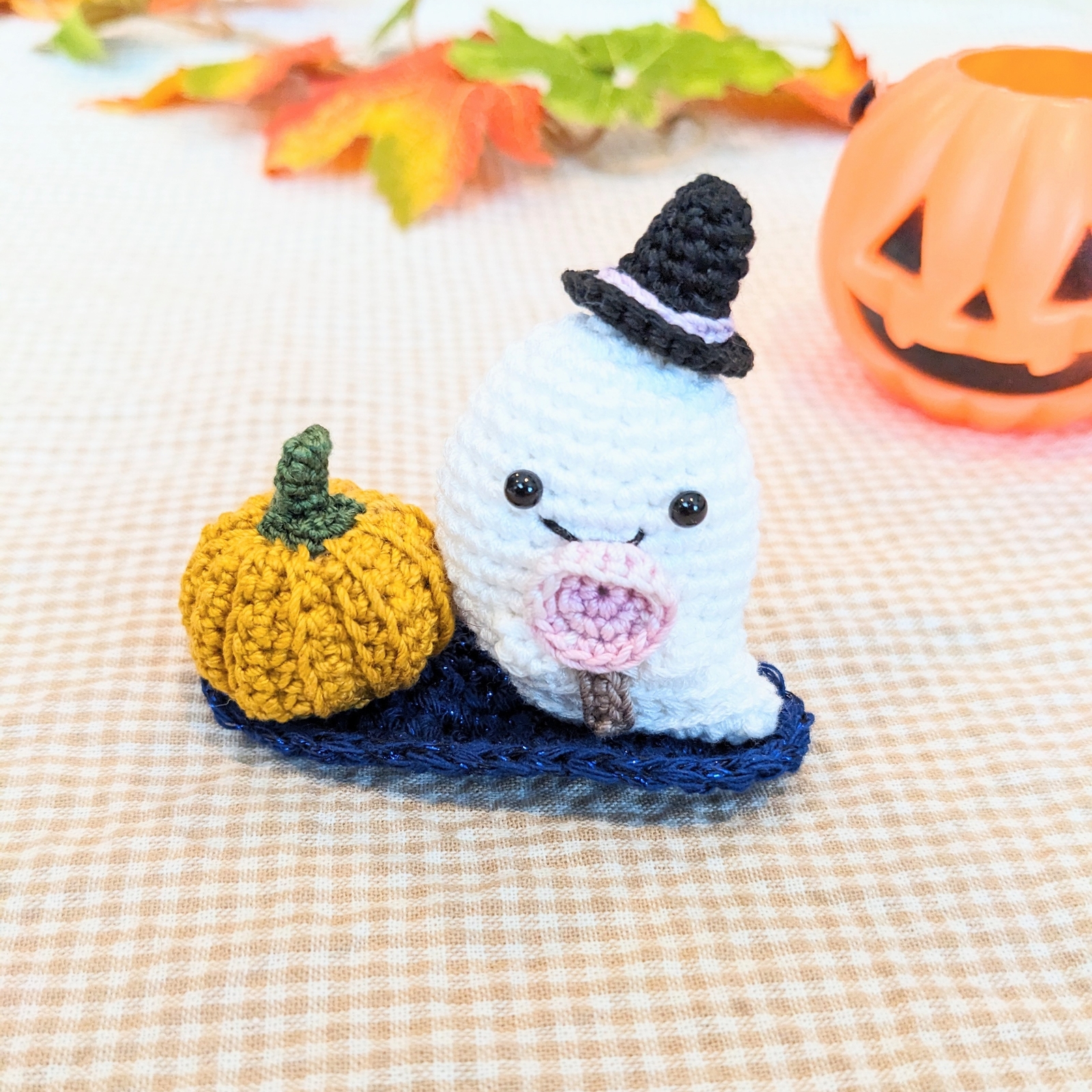 かぎ針編み ハロウィン！魔女帽子の編み方