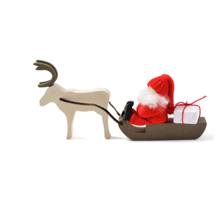 トナカイのクリスマス プレゼントでサンタさんのイラストのイラスト素材・ベクター Image 25749614