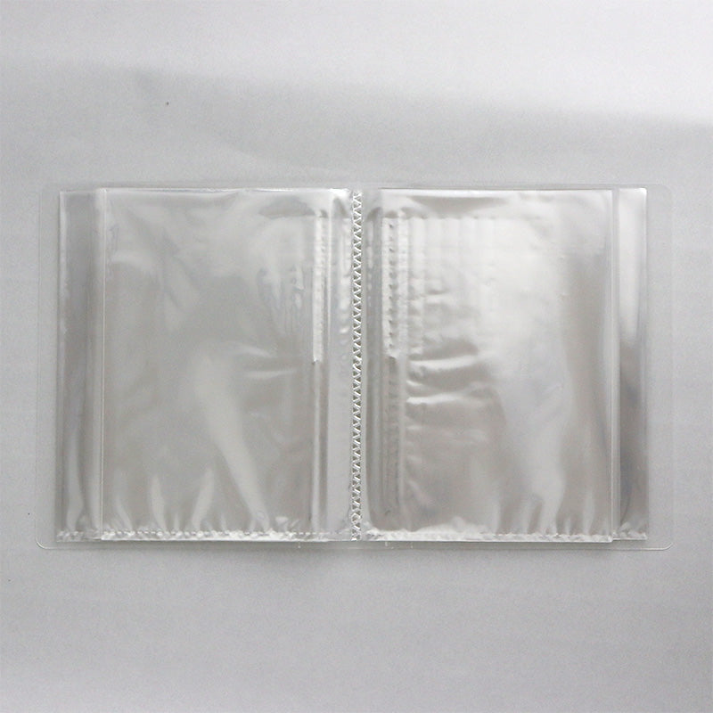 100均「大きくなる はがきケース 最大270枚収納」の商品情報とサイズ・収納例。ダイソーで販売 4984355163442