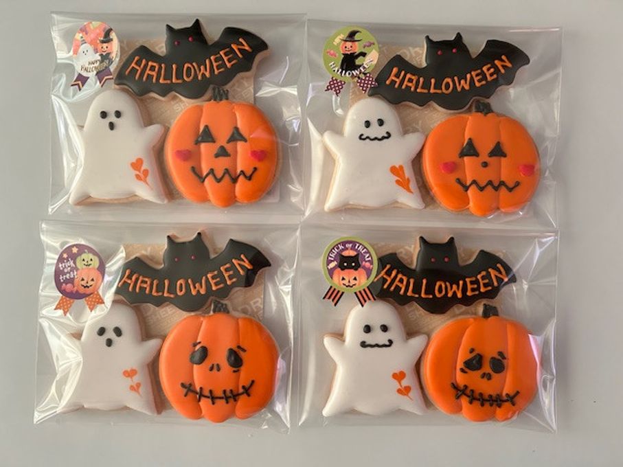 魔女のハロウィンアイシングクッキ