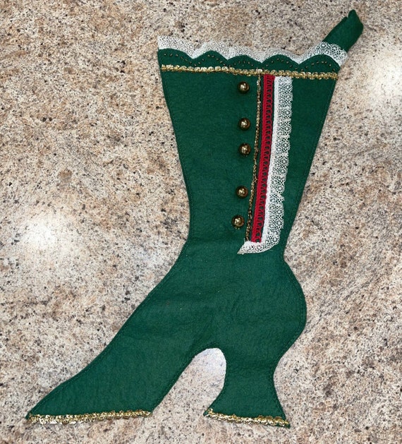 楽天市場 クリスマスブーツ フェルトの通販