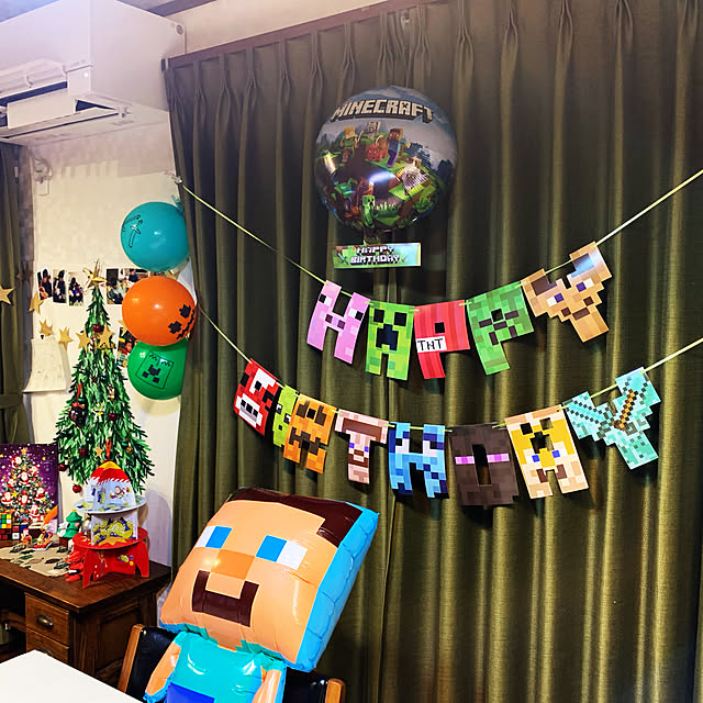 大人気！ Minecraft マイクラ 飾り付け パーティー お誕生日 ギフト 雑貨・その他 AN's shop✴︎ 通販18125628Creema クリーマ