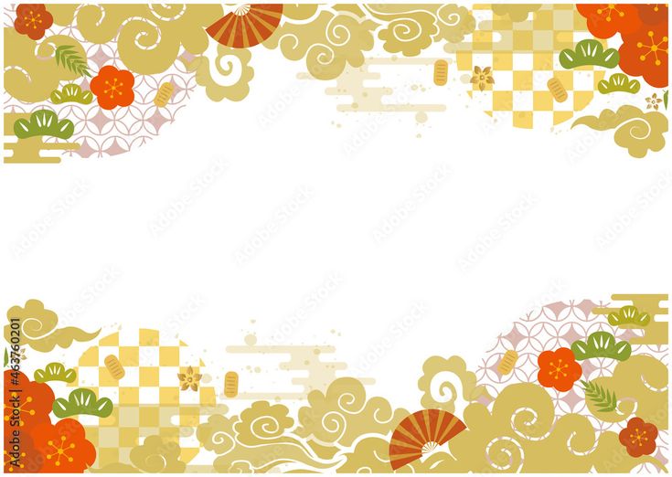 動く配信背景 お正月向け素材 - 桶屋 - BOOTH