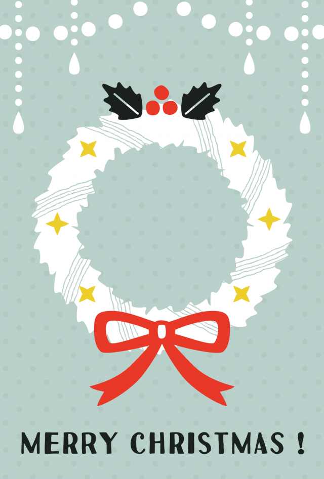 ワードで作れる、クリスマスカードや招待状の無料テンプレートインスピ