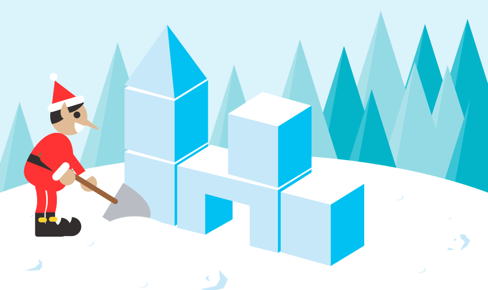 サンタさんの髭をイジるALIS