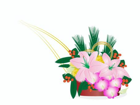 お正月飾り 花の枠 イラストセットのイラスト素材57628189- PIXTA