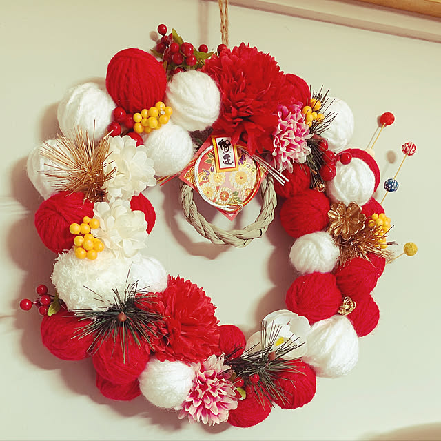 手作り『正月飾り』で迎える新年！ １００均材料を切って貼るだけ『しめ縄リース』の作り方 – GLUGLU グルグルby grape