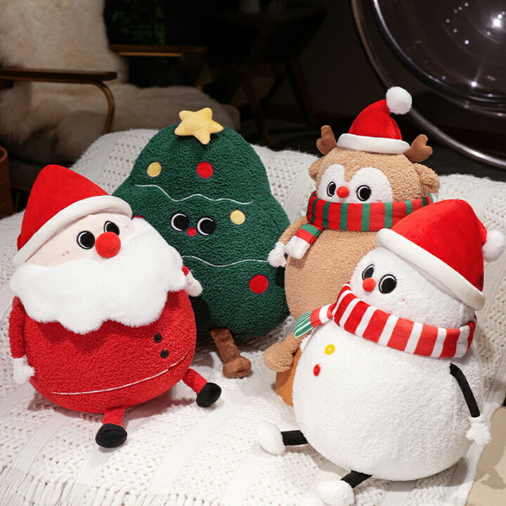 クリスマス☆ソリ☆サンタクロース トナカイ サンタとトナカイとプレゼントを積んだソリの