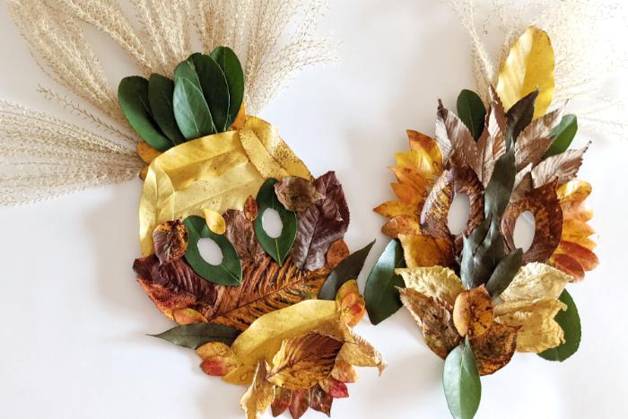 折り紙と紙緩衝材を使った紙工作の紹介。秋のくだものをつくりました。クラフポ