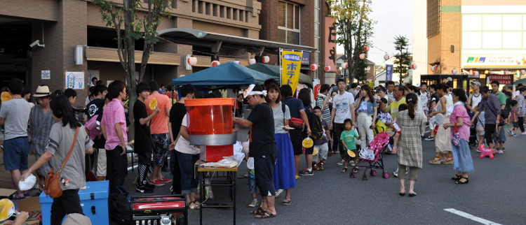 東武鎌ヶ谷駅前商店街夏祭り