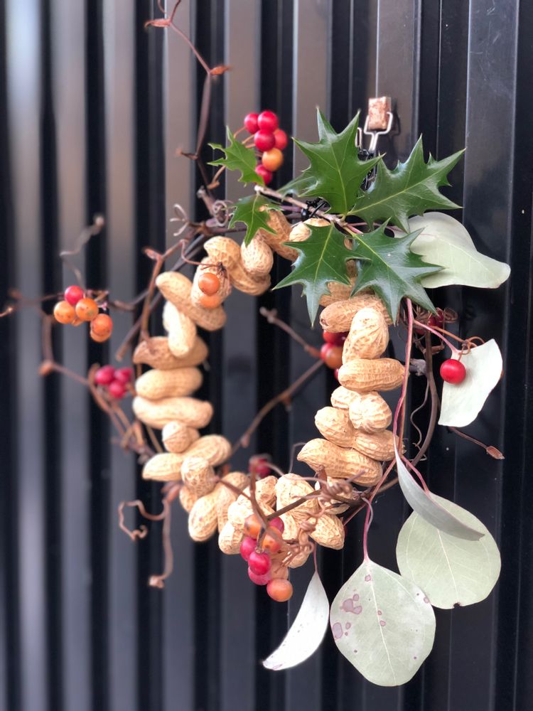 ハンドメイド フェルト 節分☆リース☆2月☆恵方巻き☆赤鬼