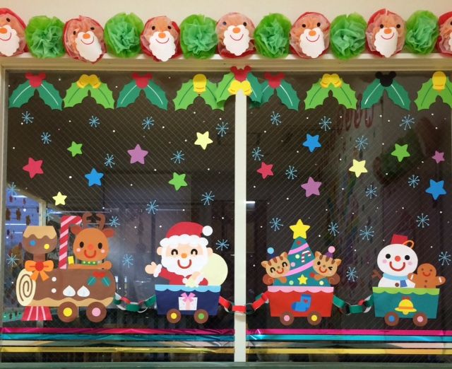 12月壁面│西東京ユーカリ保育園