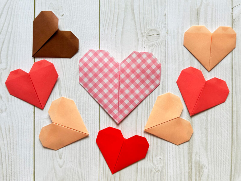 ネコハートポケットの折り方 折り紙 明日の介護をもっと楽しく 介護のみらいラボ 公式