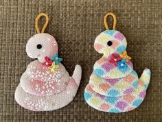 ちりめんで作る干支飾り 子馬 午 うまシリーズ4作り方・型紙 A Horse plush Tutorial & Pattern FreePDFどんぐりの日々の楽しみ