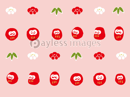 ニワトリと達磨」 - 無料イラスト イラストareira